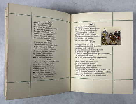 L’Oeuvre de François Villon. édition en vieux français et version en français moderne par Raoul Mortier. Illustrations de Marcel Jeanjean. VILLON, ...