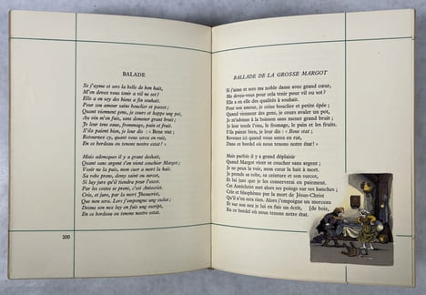 L’Oeuvre de François Villon. édition en vieux français et version en français moderne par Raoul Mortier. Illustrations de Marcel Jeanjean. VILLON, ...
