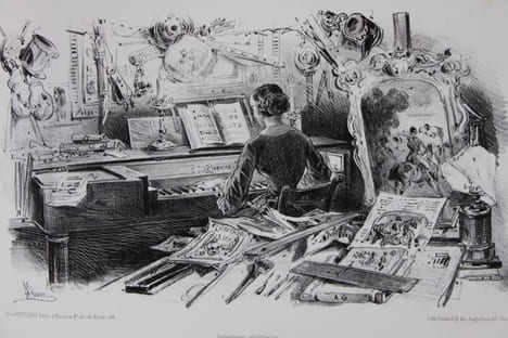 Tribulations Parisiennes et Campagnardes.. Adam, Albert [Albrecht]