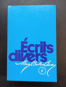 Ecrits divers 1883-1896