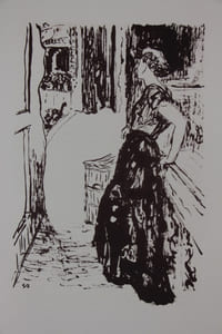 La Vagabonde. Lithographies et dessins de Berthommé Saint-André.