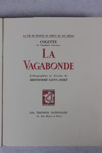 La Vagabonde. Lithographies et dessins de Berthommé Saint-André.