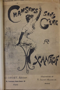 Chansons sans gêne.. Xanrof (Léon Fourneau)