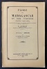 Flore de Madagascar et des Comores (plantes vasculaires) [3 volumes]. Pubiée sous les auspices du gouvernement général de Madagascar ; et sous la ...