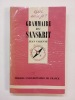Grammaire du sanskrit. VARENNE, Jean