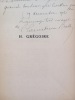 Henri Grégoire, l'ami des hommes de toutes les couleurs (avec un envoi de l’auteur). La lutte pour la suppression de la traite et l'abolition de ...