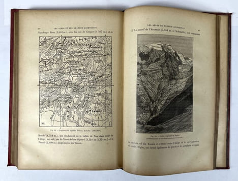 Les Alpes et les grandes ascensions. Avec la collaboration des clubs alpins. 2e édition. LEVASSEUR, émile