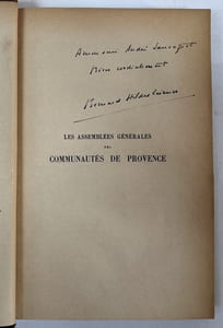 Les assemblés générales des communautés de Provence