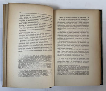 Les assemblés générales des communautés de Provence
