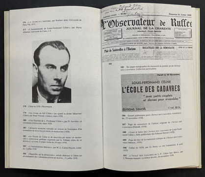 Catalogue de l'exposition Céline. Musée de l'Ancien Évêché de Lausanne, novembre 1977 / [organisée par Athanor group et Orbe théâtre] ; avec le ...