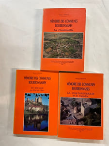Mémoire des communes Bourbonnaises; Du Bocage au val de cher - La Combraille - La Châtaigneraie et le Vignoble (3 volumes)