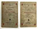 Prochordés [2 volumes]. PRENANT, Marcel