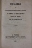 Mémoire sur les différentes espèces, races et variétés de choux et de raiforts cultivés en europe.. Candolle (Augustin Pyramus de) 