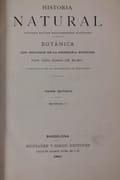 Historia natural. Botanica con inclusion de la Geografia Botanica. Tomes 1, 3 & 4 (sur 4) [tome VIII,  X & XI de Historia naturel] par [Botanique] Buen (Don Odon de)  - Image 2