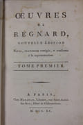 Oeuvres de Regnard. Edition, revue, exactement corrigée et conforme à la Représentation. par Regnard (Jean-François)  - Image 2