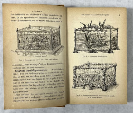 L'aquarium d'eau douce et ses habitants, animaux et végétaux. COUPIN, Henri