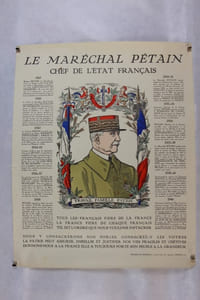 Le Maréchal Pétain, chef de l'Etat français