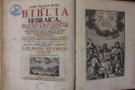 Biblia hebraica, ex aliquot manuscriptis et compluribus impressis codicibus. Cura ac studio Jo.Heinr. Michaelis. Esrim Ve-Arba'a Sifrei Ha-Kodesh ...