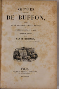 Oeuvres complètes suivies de la classification comparée de Cuvier, Lesson etc. Nouvelle édition revue par M. Richard.