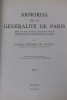 Armorial de la généralité de Paris dressé par Charle D'HOZIER en exécution de l'édit de novembre 1696 et publié d'après le manuscrit de la ...