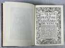 Le traité de peinture de Léonard de Vinci ; traduction française par André Keller,... ; [préface] de Giorgio Vasari,.... Reproduction en fac-similé de ...