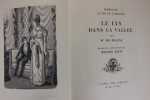 Le Lys dans la Vallée - Quarante compositions de Maurice Berty. BALZAC Honoré de