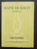 Journal II :  1er Janvier 1817 - 17 Mai 1824. Édition intégrale publiée par Henri Gouhier. MAINE DE BIRAN