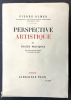 Perspective artistique [2 volumes]. OLMER, Pierre