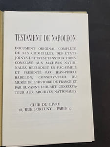 Testament de Napoléon