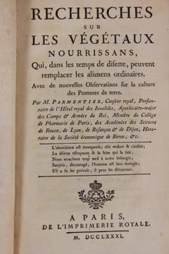 Recherche sur les végétaux nourrissans, qui dans les temps de disette peuvent remplacer les alimens ordinaires. Avec de nouvelles observations sur la ...