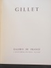 Gillet . 13 janvier - 8 février 1961. 