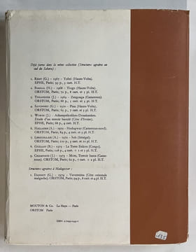 Les Illabakan (Niger). Une tribu touarègue sahélienne et son aire de nomadisation. BERNUS, Edmond