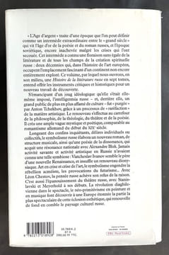 Histoire de la littérature russe. 3. 1, Le XXe siècle. L' Âge d'argent . Ouvrage dir. par Efim Etkind, Georges Nivat, Ilya Serman et Vittorio Strada. ...