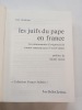 Les juifs du pape en France. les communautés d'avignon et du comtat venaissin aux 17e et 18e siecle. René Moulinas