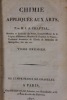 Chimie appliquée aux arts.. Chaptal (Jean-Antoine)