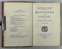 Histoire de France [2 volumes]. BAINVILLE, Jacques