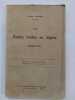 Les études Arabes en Algérie (1830-1930). Extrait de la “Revue Africaine” n°356-357 (3e et 4e Trimestres 1933). Massé, Henri