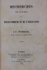 Recherches sur la fusion du Franc-Normand et de l’Anglo-Saxon. Thommerel, J.-P.