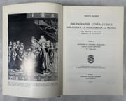 Bibliographie généalogique, héraldique et nobiliaire de la France des origines à nos jours : imprimés et manuscrits [5 volumes]. Préface de Michel Fleury par SAFFROY, Gaston - Image 6