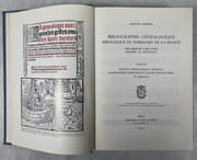 Bibliographie généalogique, héraldique et nobiliaire de la France des origines à nos jours : imprimés et manuscrits [5 volumes]. Préface de Michel Fleury par SAFFROY, Gaston - Image 9