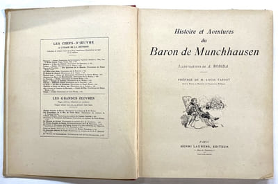 Histoire et aventures du baron de Munchhausen. Illustrations de A. Robida. Préface de M. Louis Tarsot...