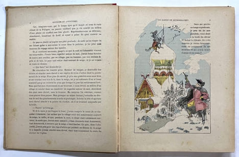 Histoire et aventures du baron de Munchhausen. Illustrations de A. Robida. Préface de M. Louis Tarsot.... ROBIDA Albert, ill. ; Bürger, Gottfried ...