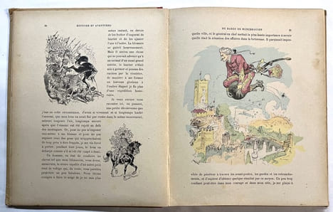 Histoire et aventures du baron de Munchhausen. Illustrations de A. Robida. Préface de M. Louis Tarsot.... ROBIDA Albert, ill. ; Bürger, Gottfried ...