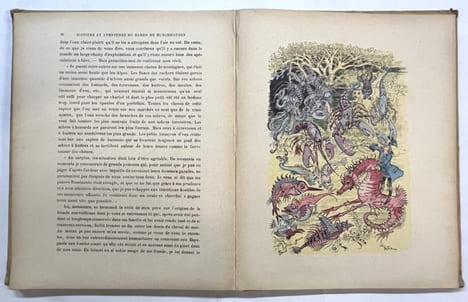 Histoire et aventures du baron de Munchhausen. Illustrations de A. Robida. Préface de M. Louis Tarsot.... ROBIDA Albert, ill. ; Bürger, Gottfried ...