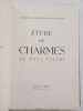 Étude de "Charmes" de Paul Valéry. Duchesne-Guillemin, Jacques
