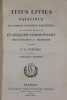 Titus Livius Patavinus ad codices parisinos recentitus, cum varietate lectionum et selectis commentariis, item supplementa J. Freinshemii, curante, ...