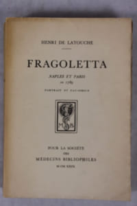 FRAGOLETTA. Naples et Paris en 1789.