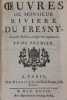 Oeuvres de Mosieur Riviere de Fresny (4 vol. complet). DU FRESNY, Charles Rivière