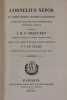 Cornelius Nepos ex libris scriptis editisque recensitus selectis interpretum commentariis novisque auctus curante J.B.F. Descuret. Aliquot notas ...