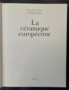 La Céramique européenne